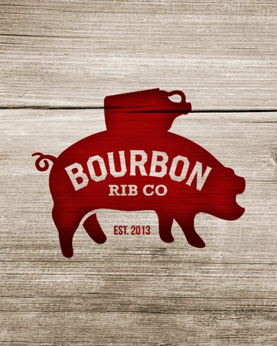 logo brand design bourbon