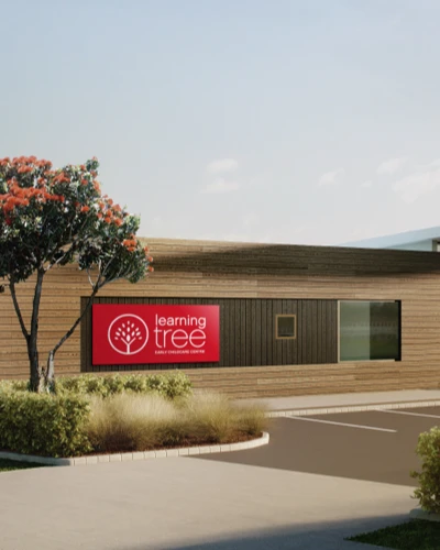 logo brand design learning tree