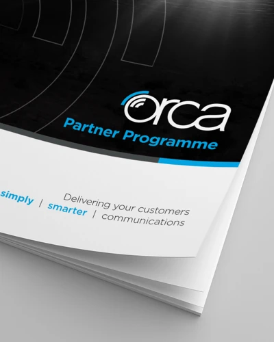 logo brand design orca