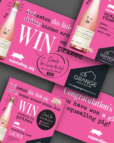 social media promotion the grange