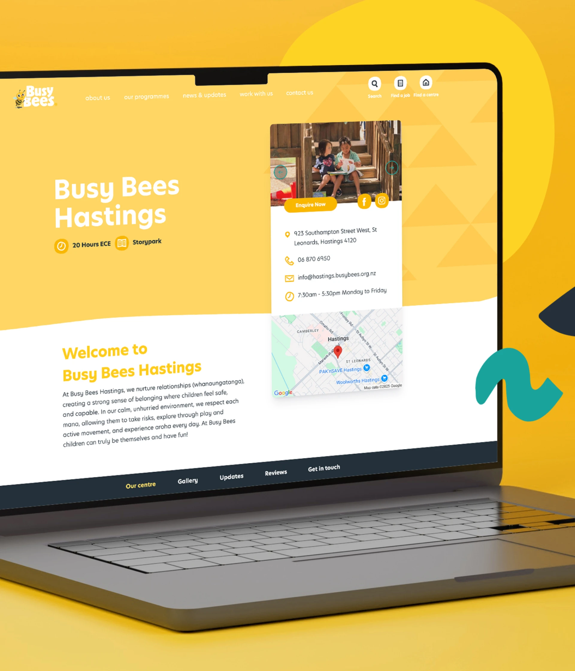 Busybees website developement