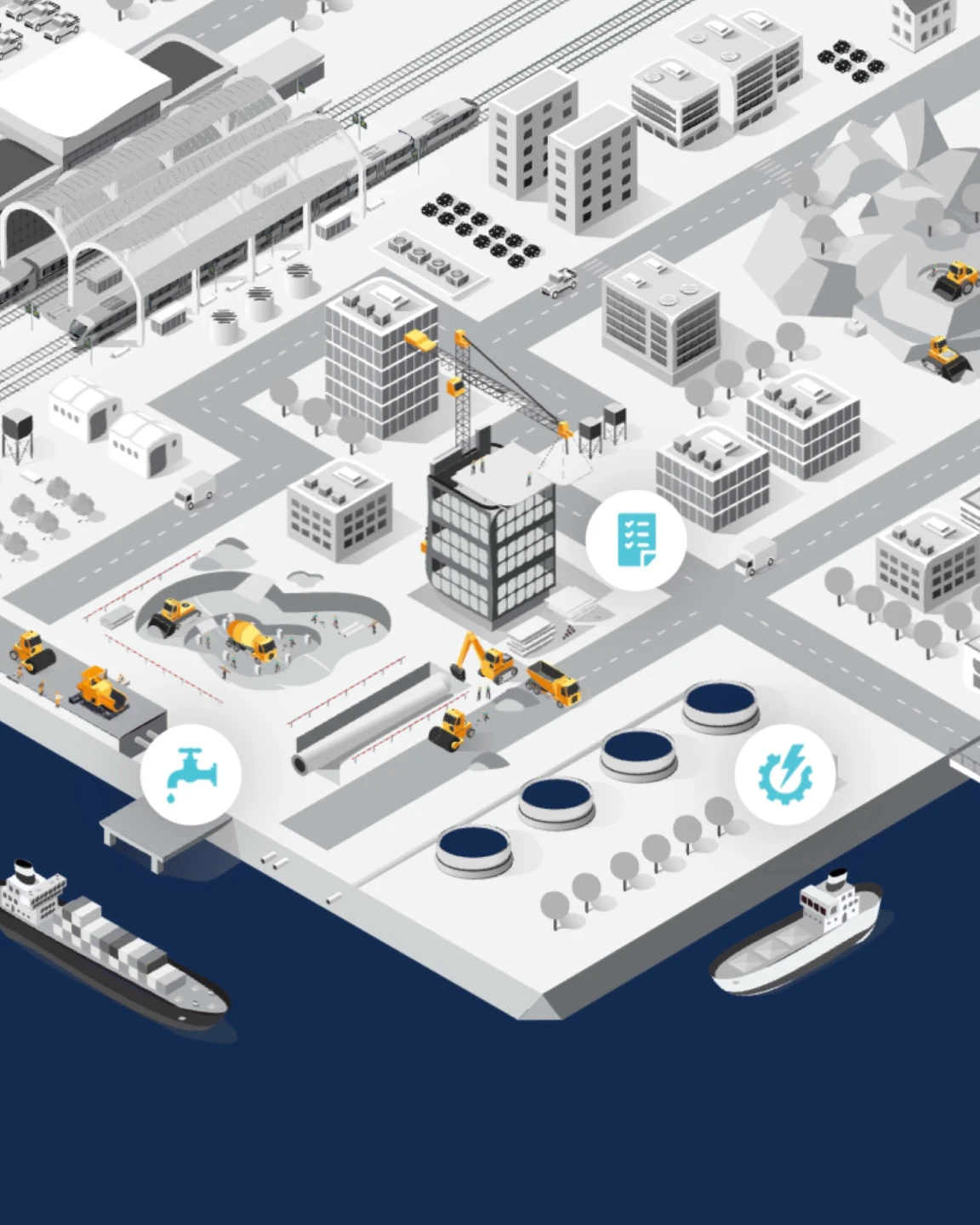 cb civil graphic illustration design