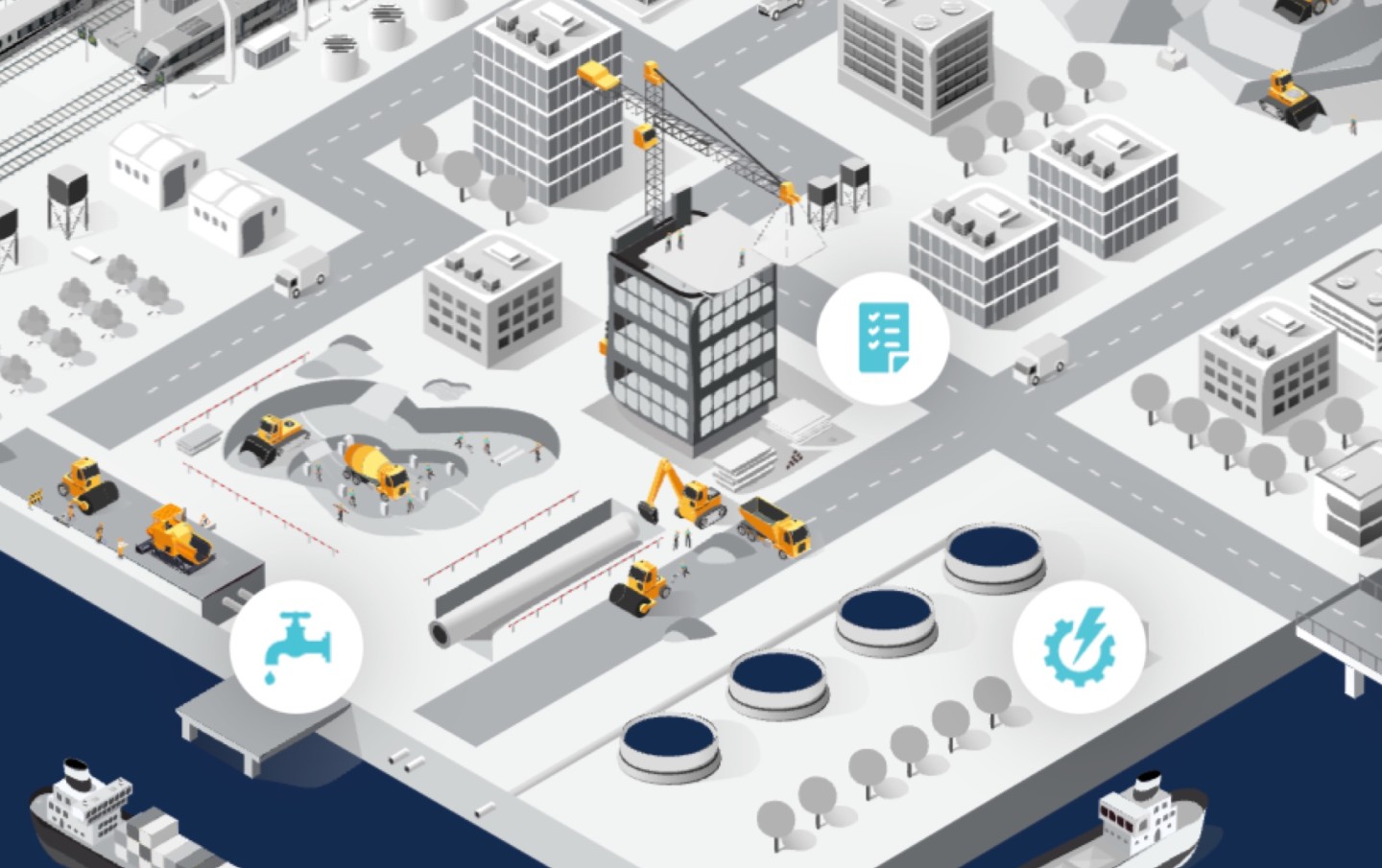 cb civil graphic illustration design