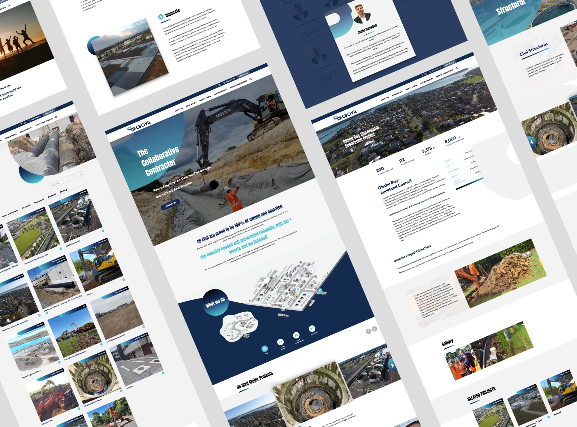 website development cb civil silverstripe