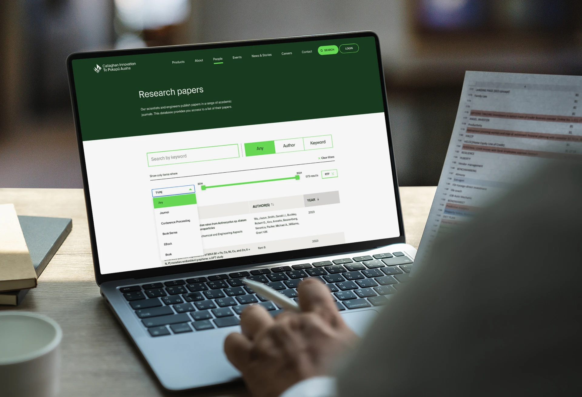 callaghan innovation web development