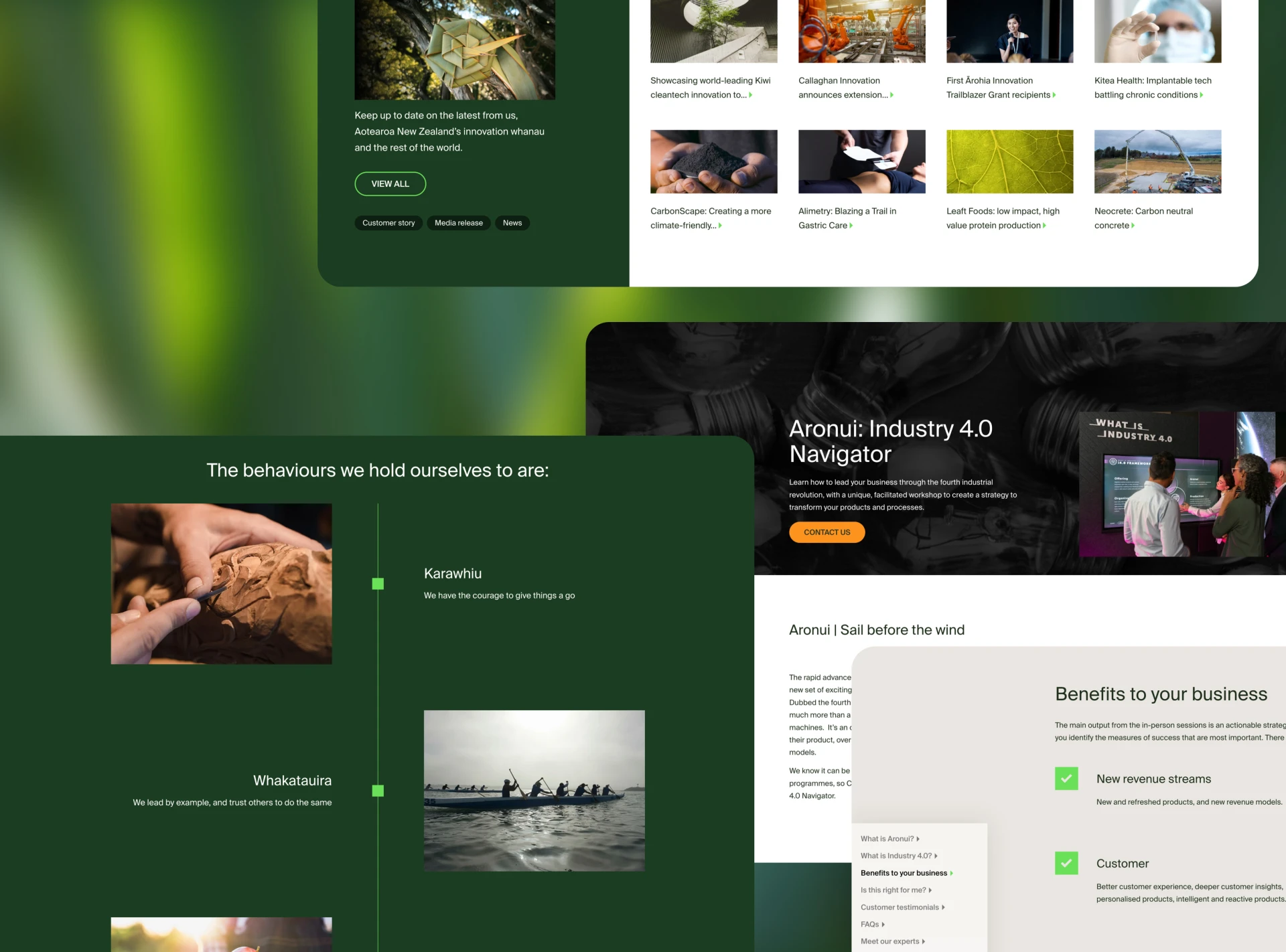 callaghan innovation website information