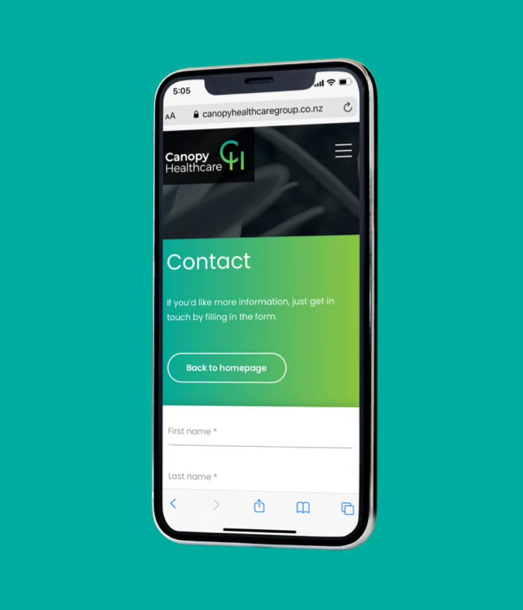 mobile development canopy healthcare