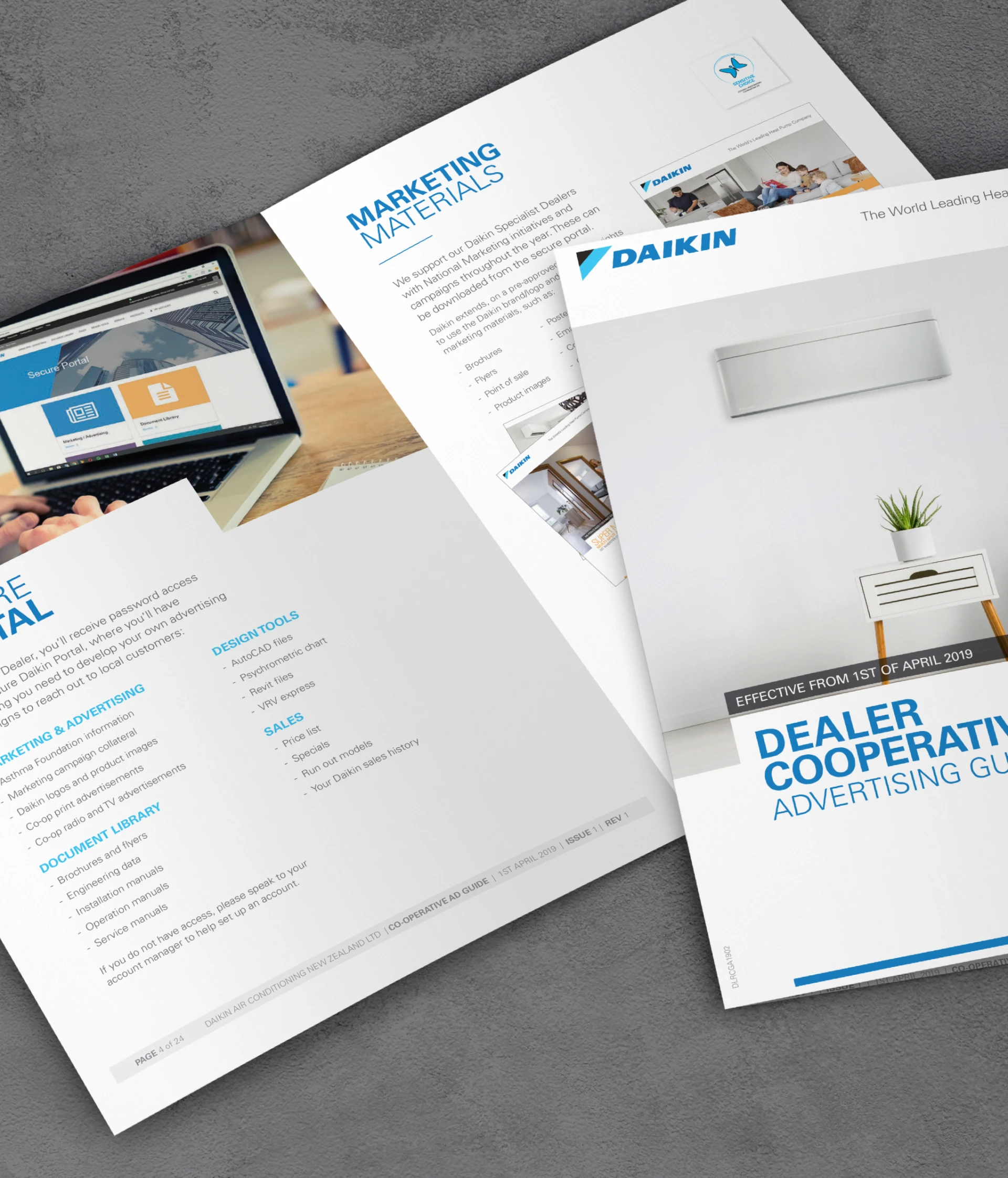 design daikin product brochure