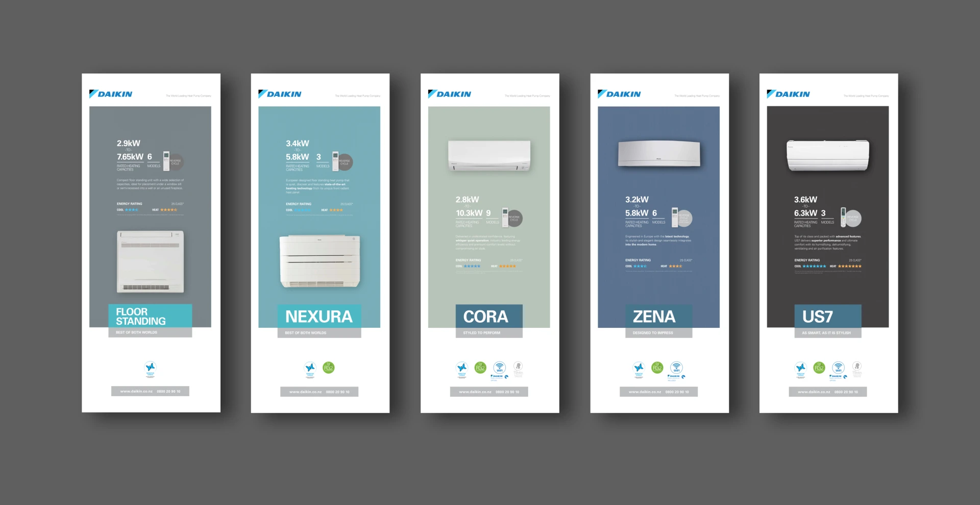 design daikin pullup banners
