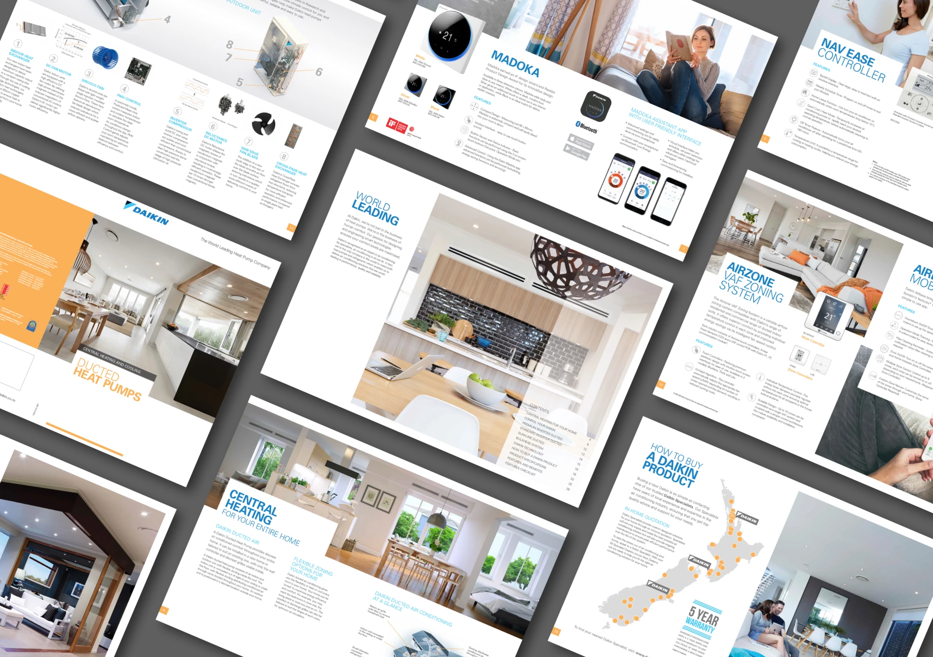 production daikin brochure design