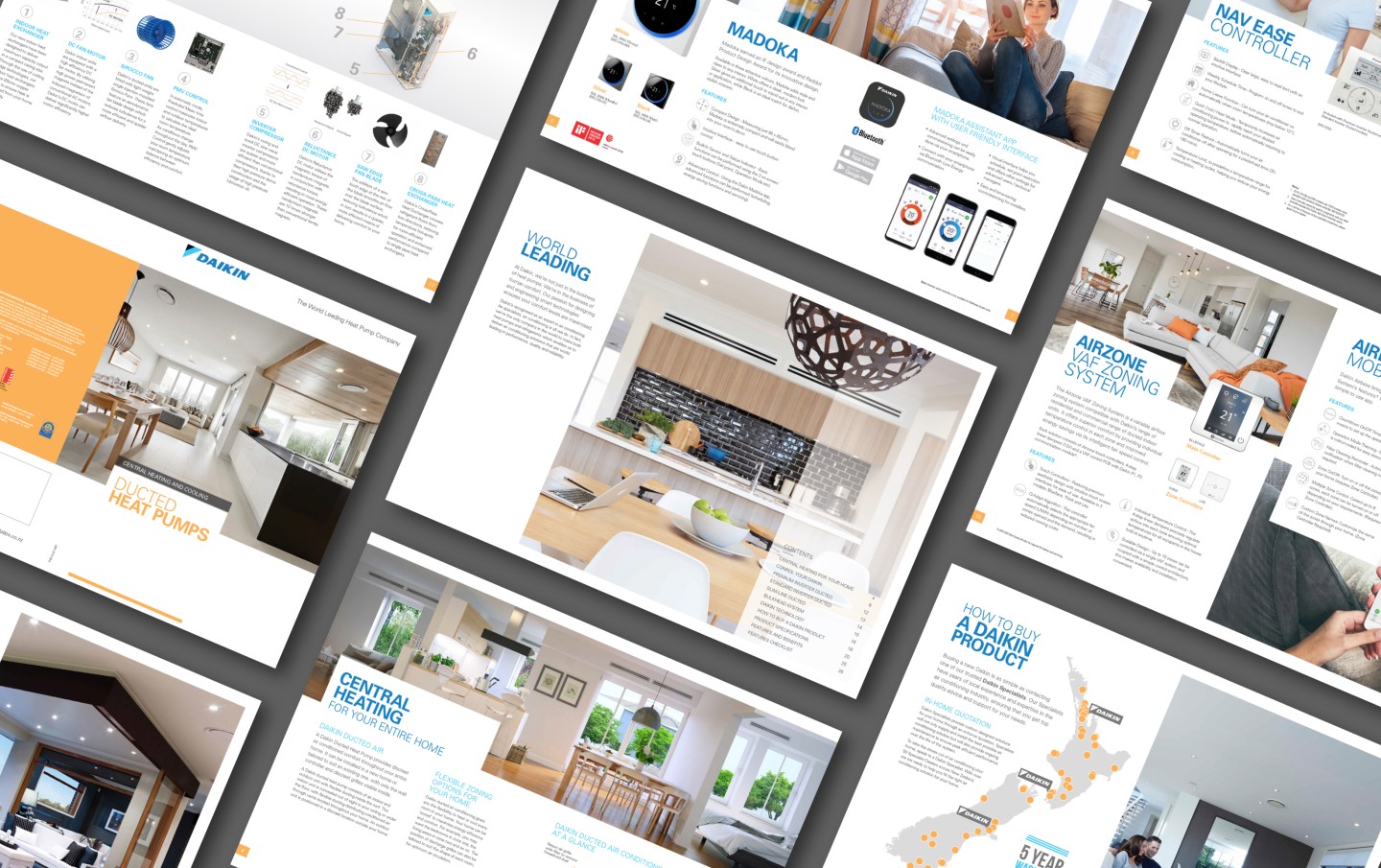 production daikin brochure design