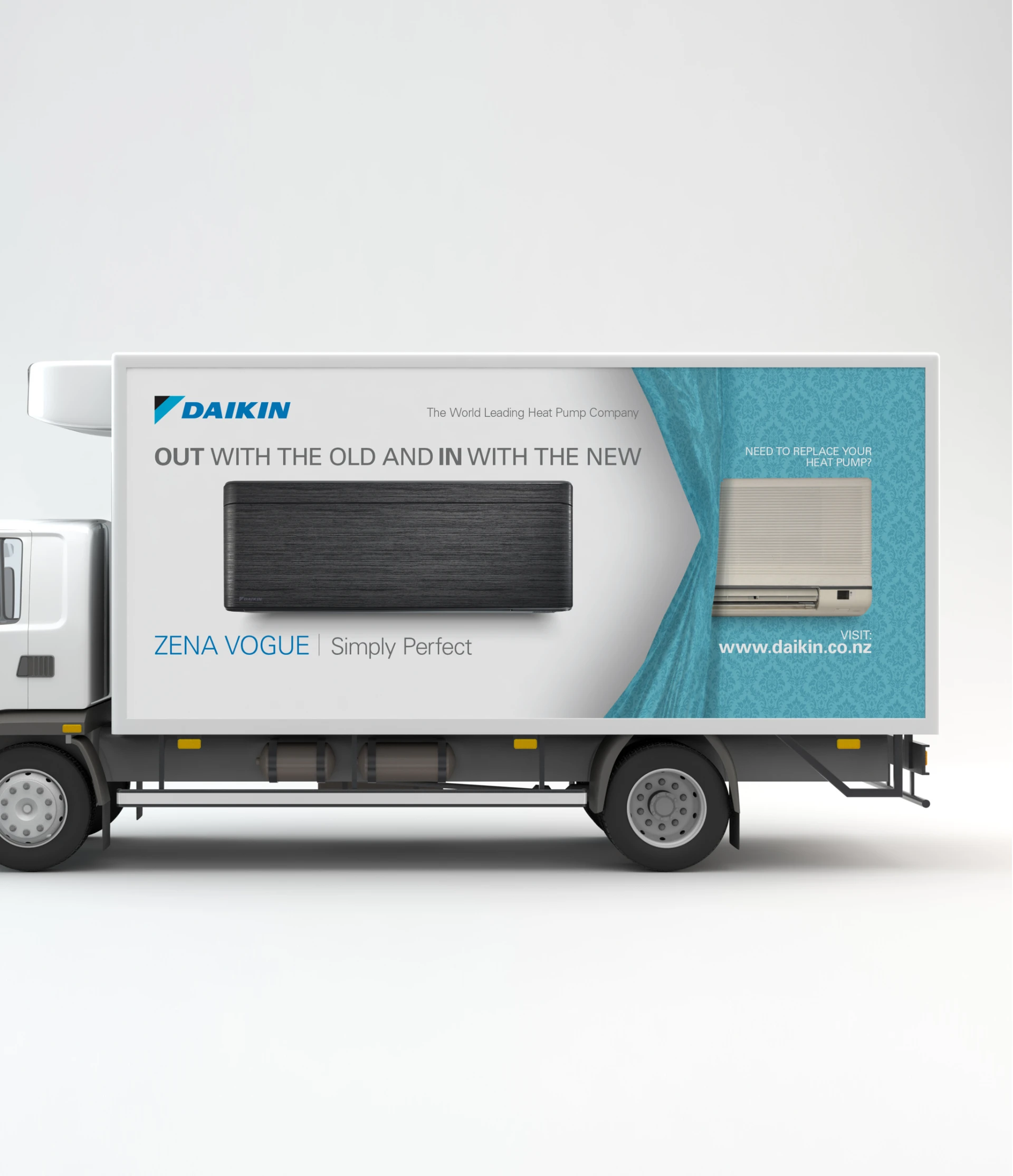 promotion daikin vehicle signage