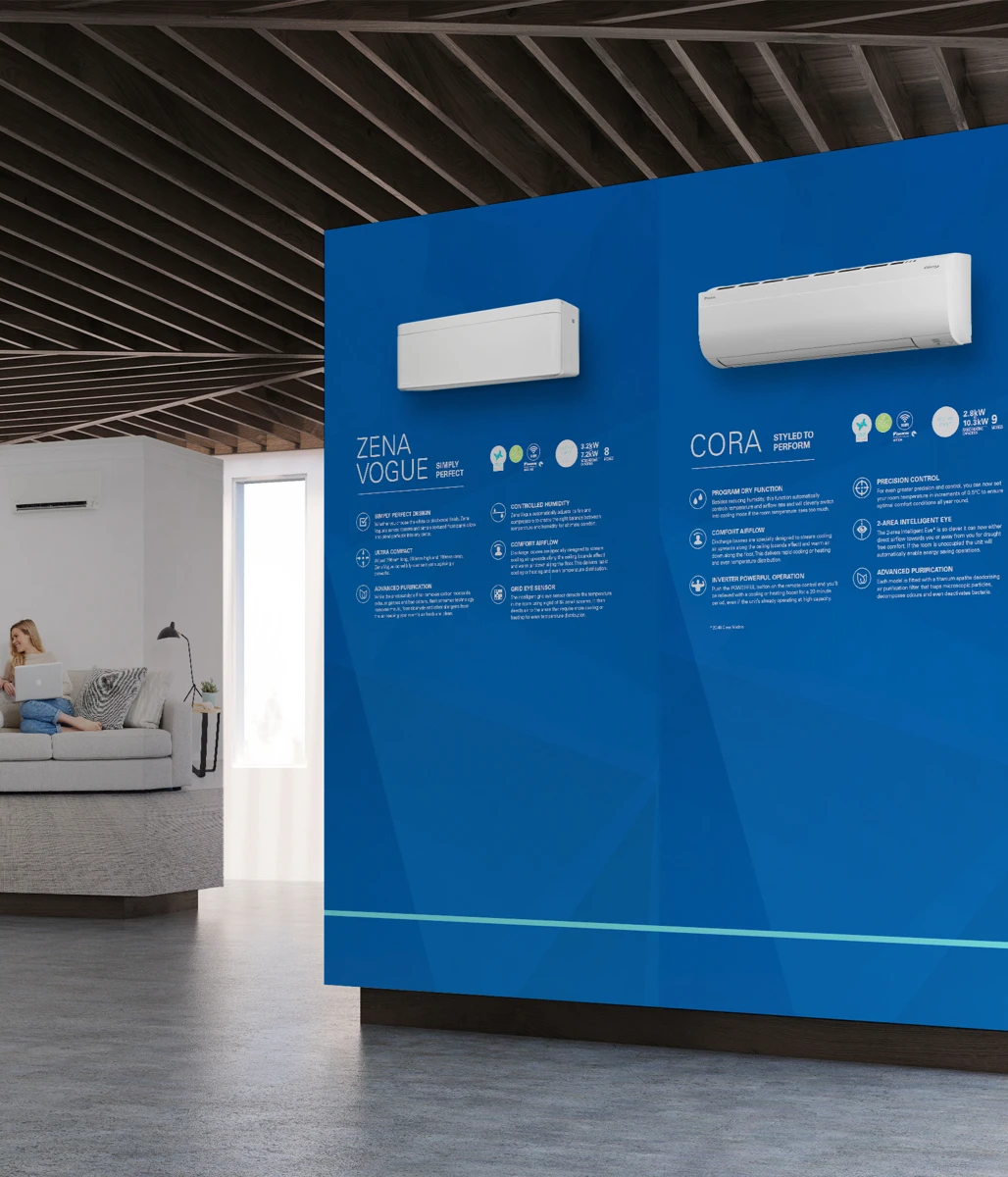 showroom daikin signage
