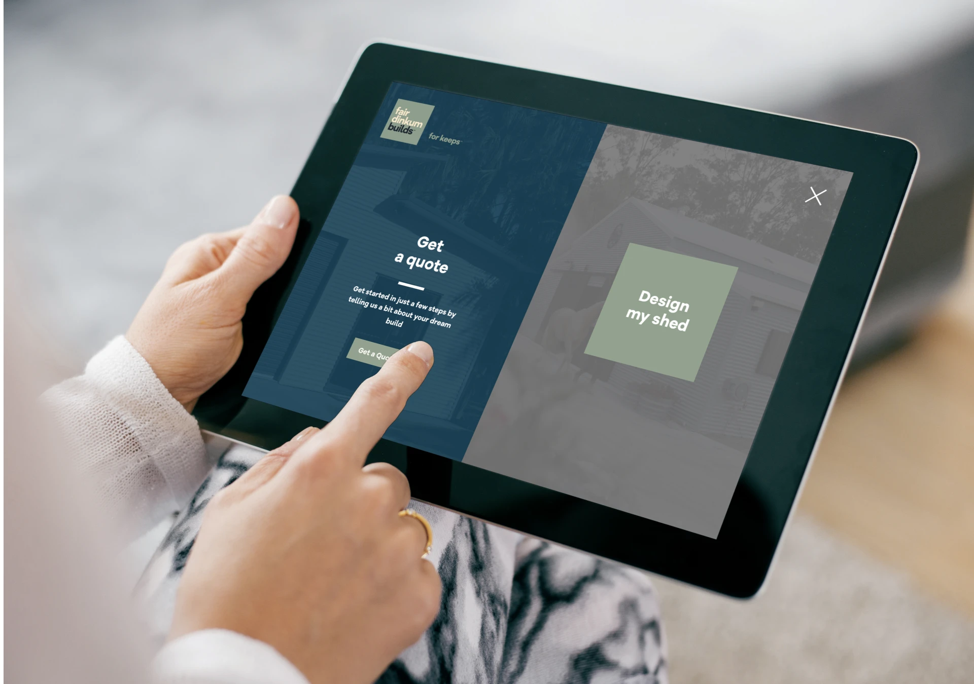 web design fair dinkum builds user journey