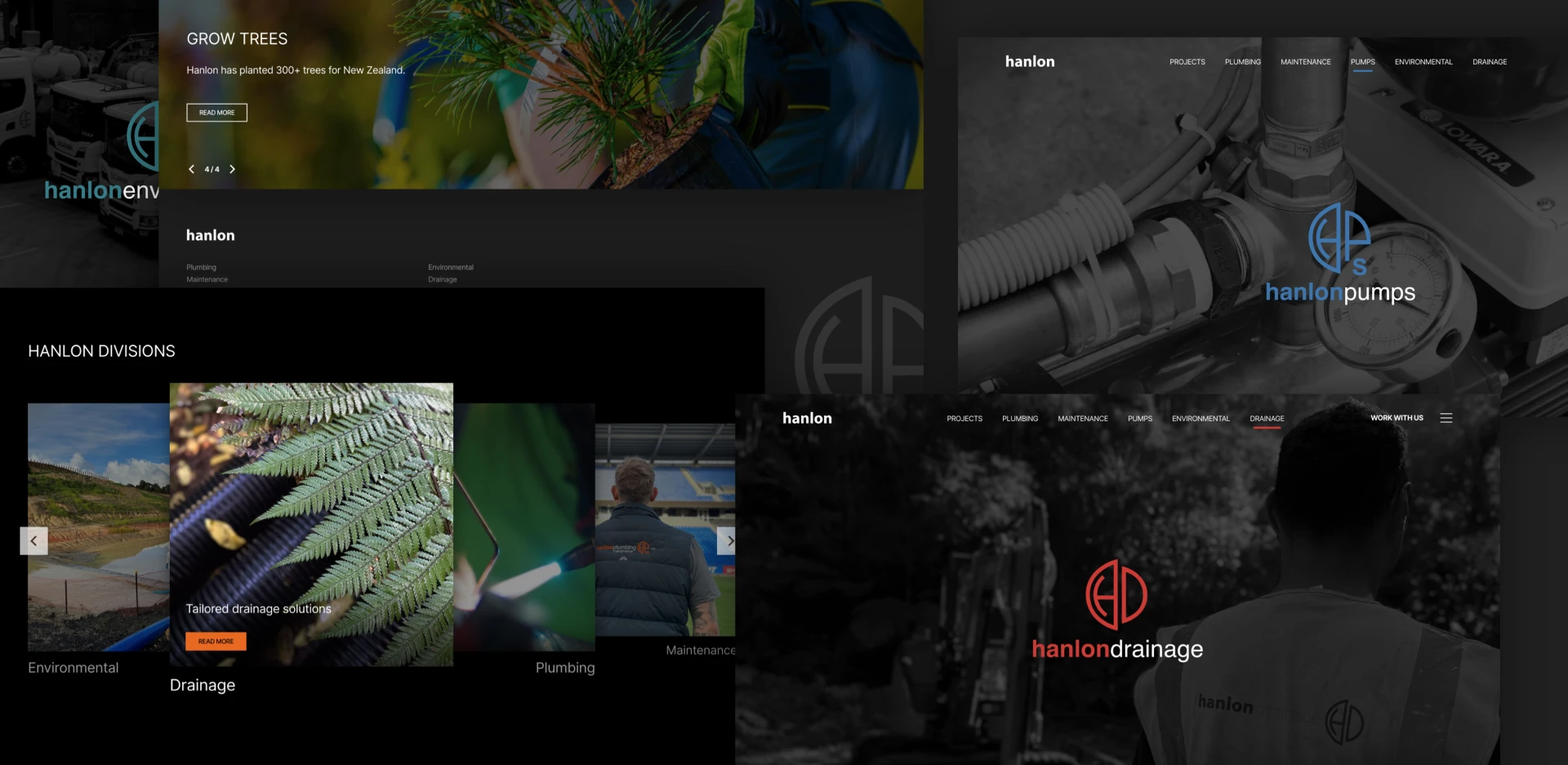 Web solution Hanlon group silverstripe 5