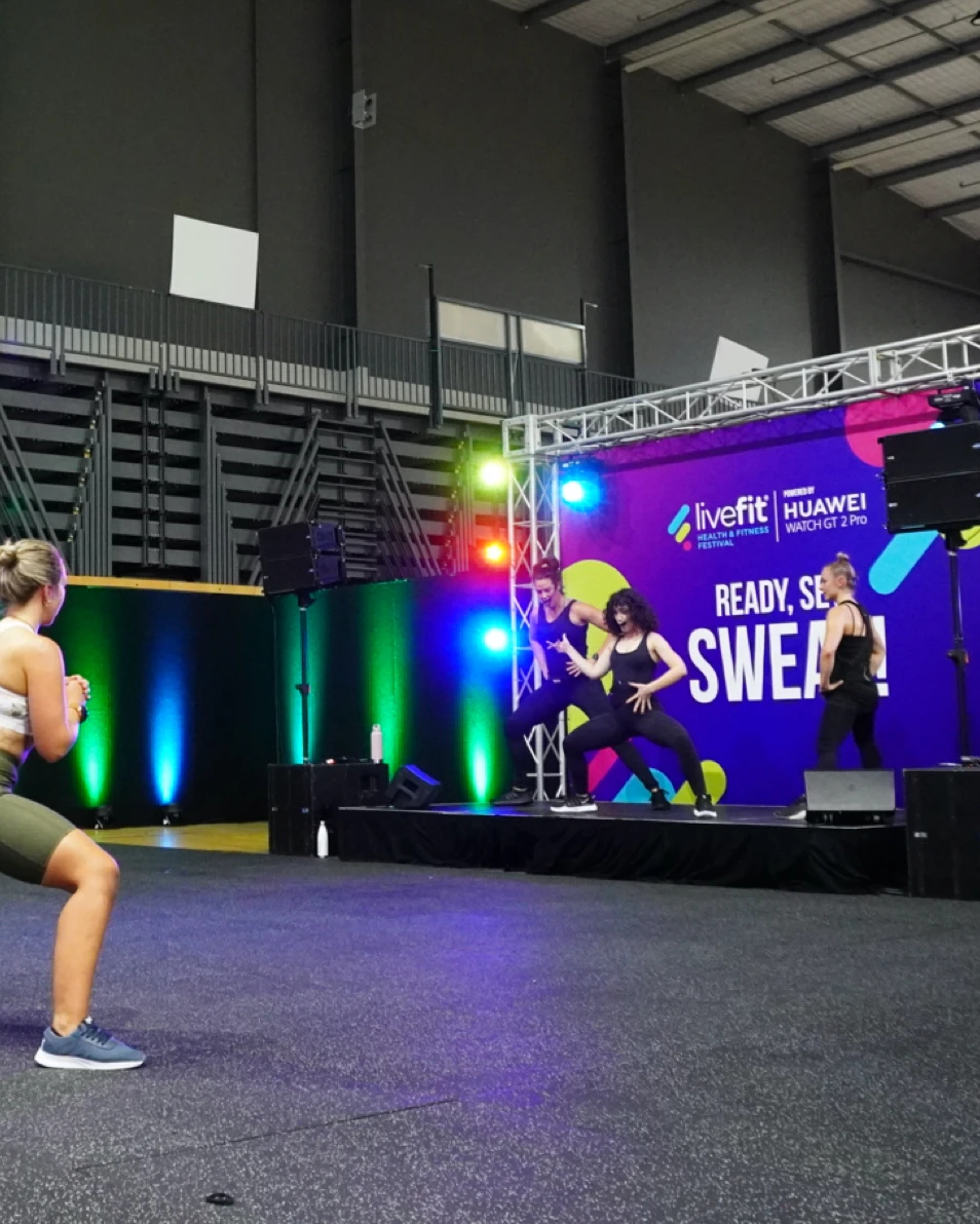 livefit event branding collateral