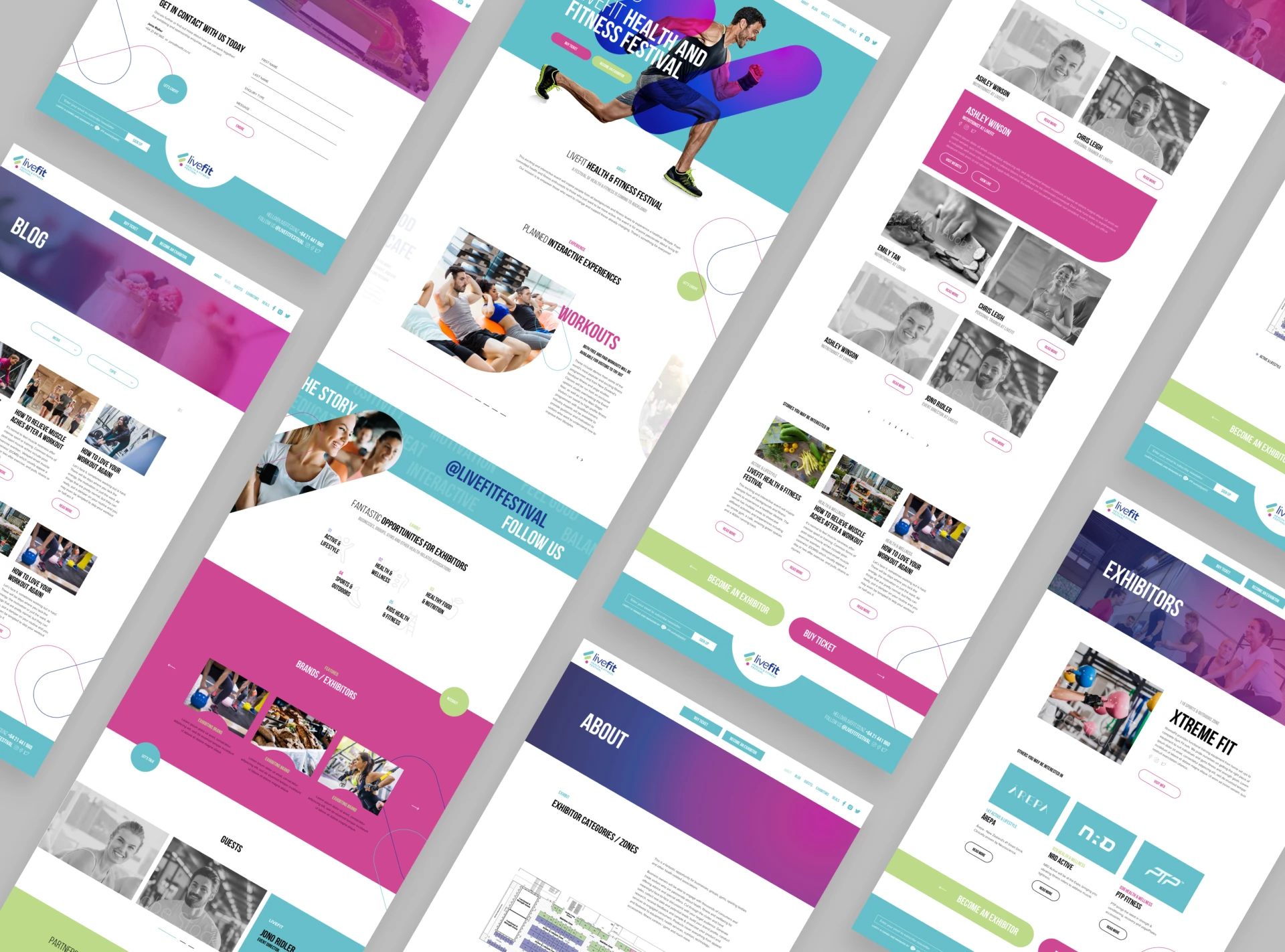 website livefit silverstripe