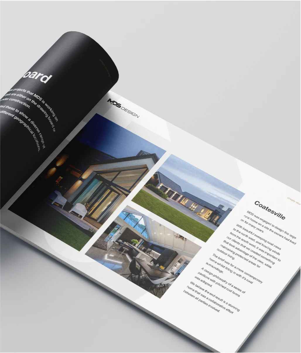 brochure mds graphic design