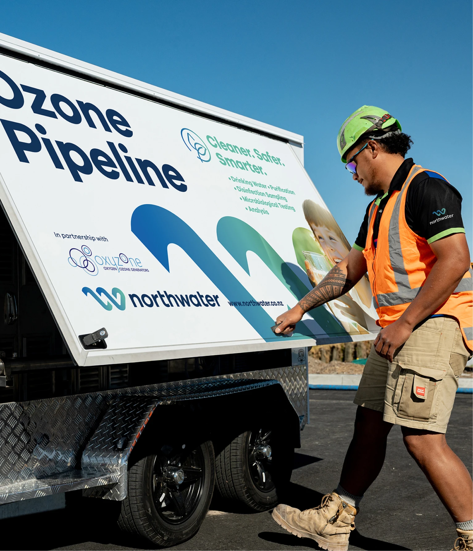 Northwater truck decal graphic design