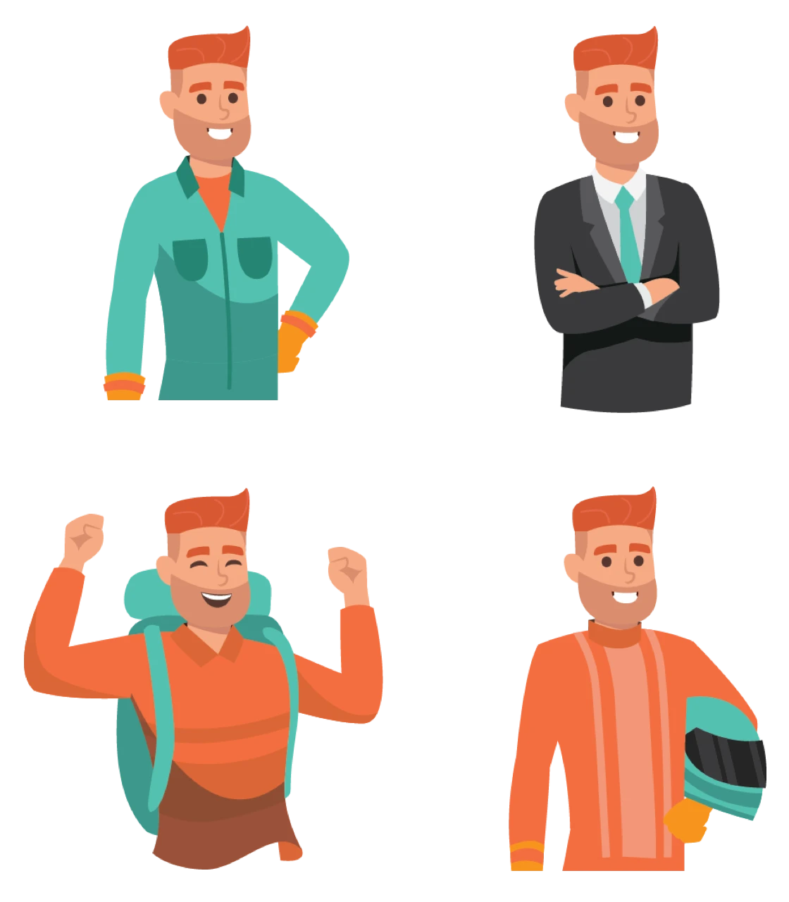 character illustration sorted in schools