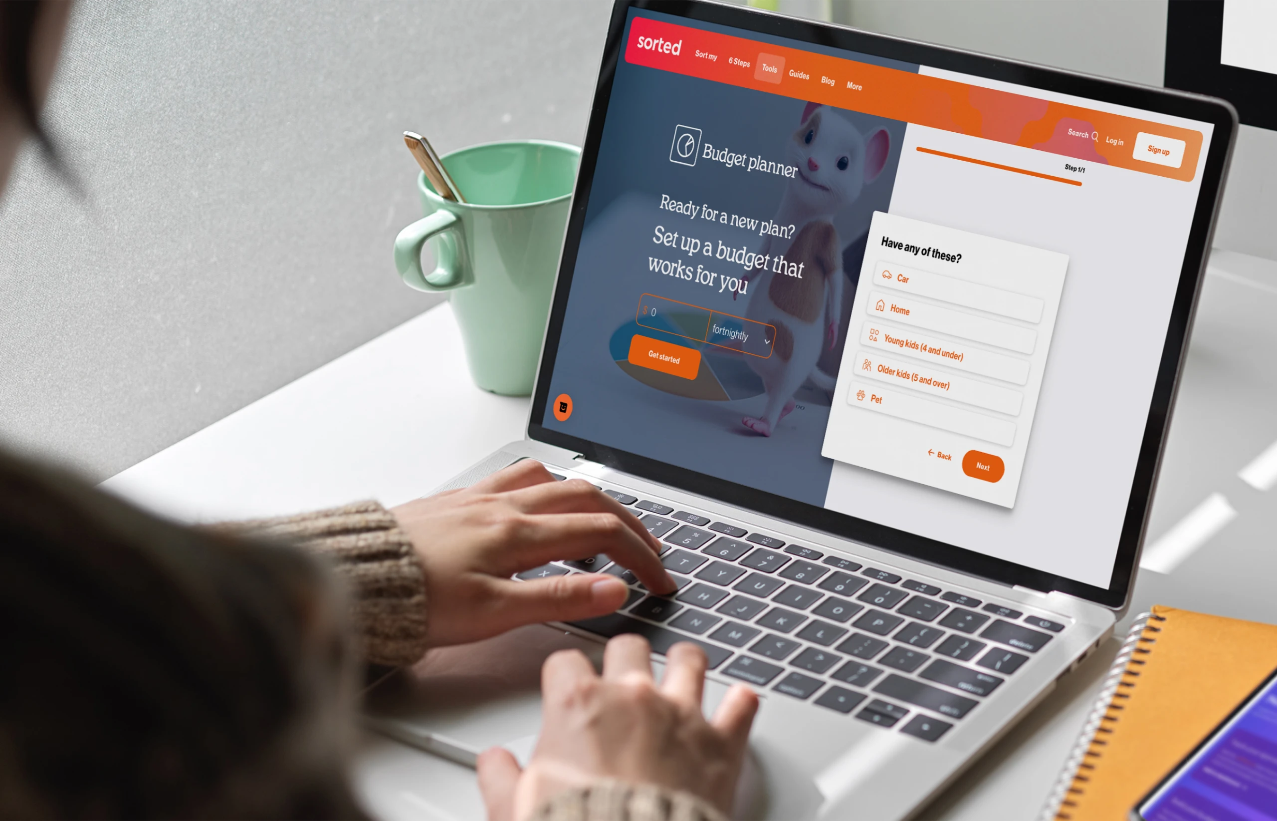 toast sorted rebrand budget planner tool