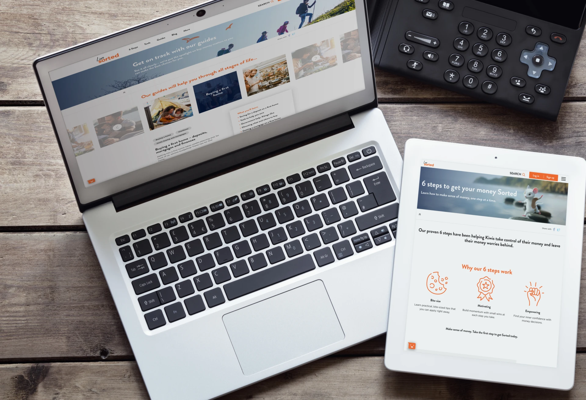 responsive website sorted development