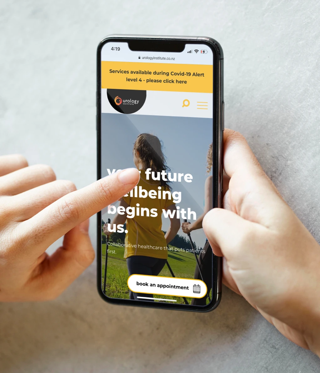 mobile responsive urology website