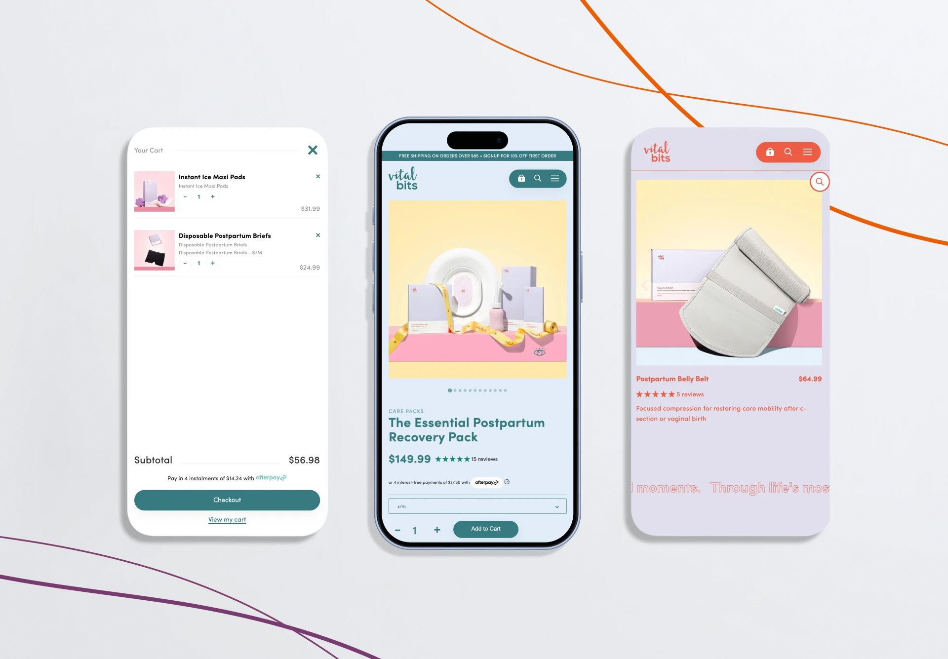 Toast Shopify mobile development Vitalbits ecommerce