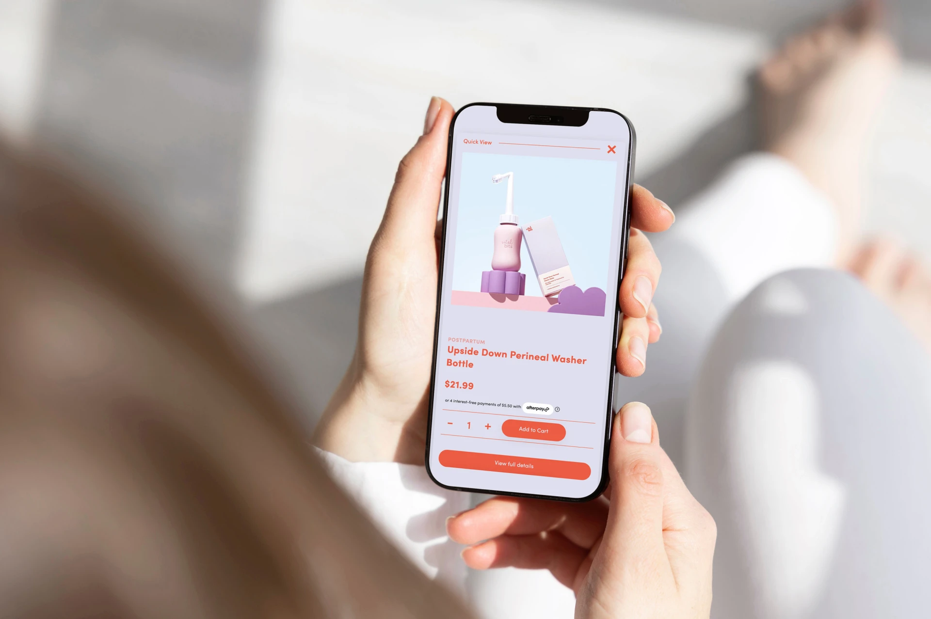 Toast mobile shop Vitalbits product page