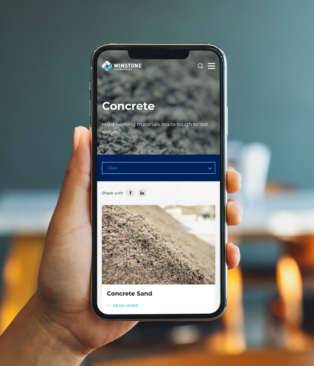 mobile development winstone aggregates