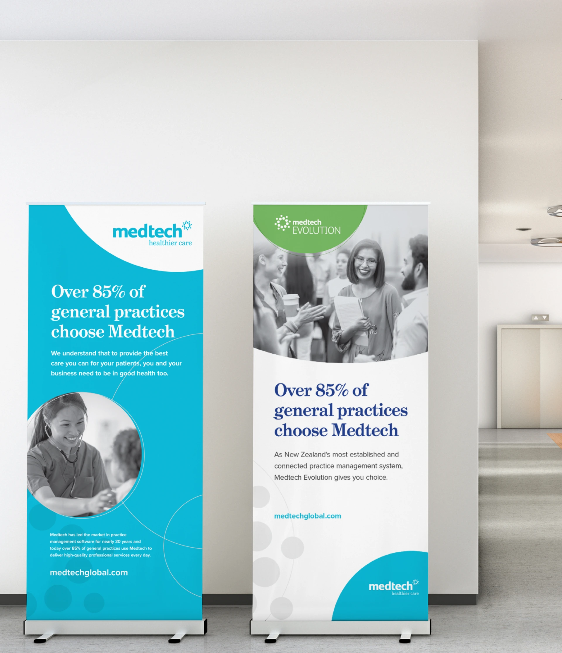 branding collateral medtech pullup banner