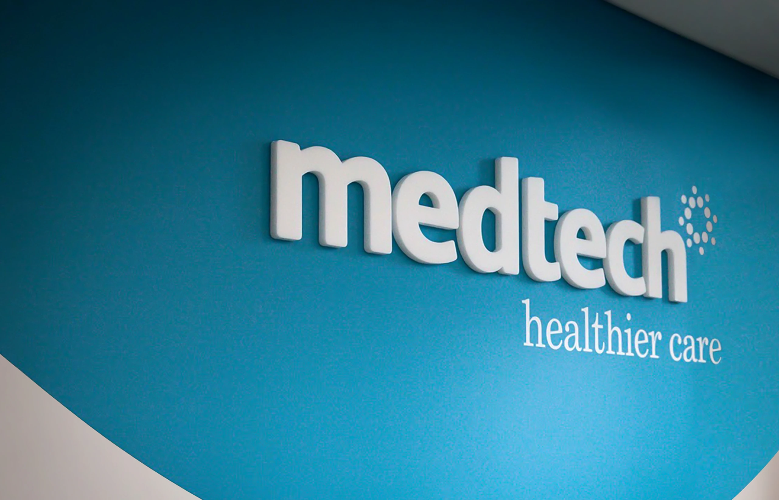 branding medtech wall sign graphic