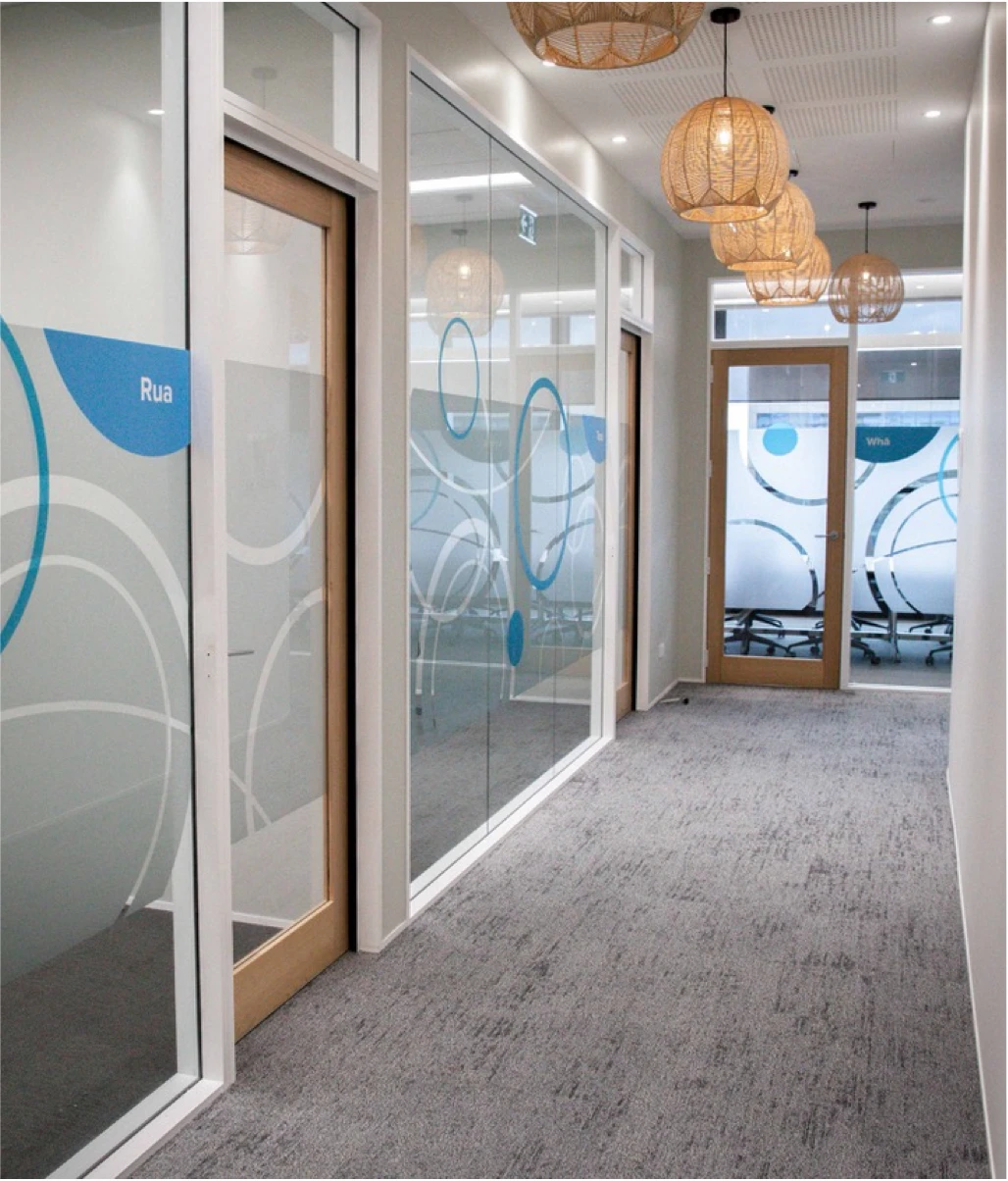 branding medtech window signage