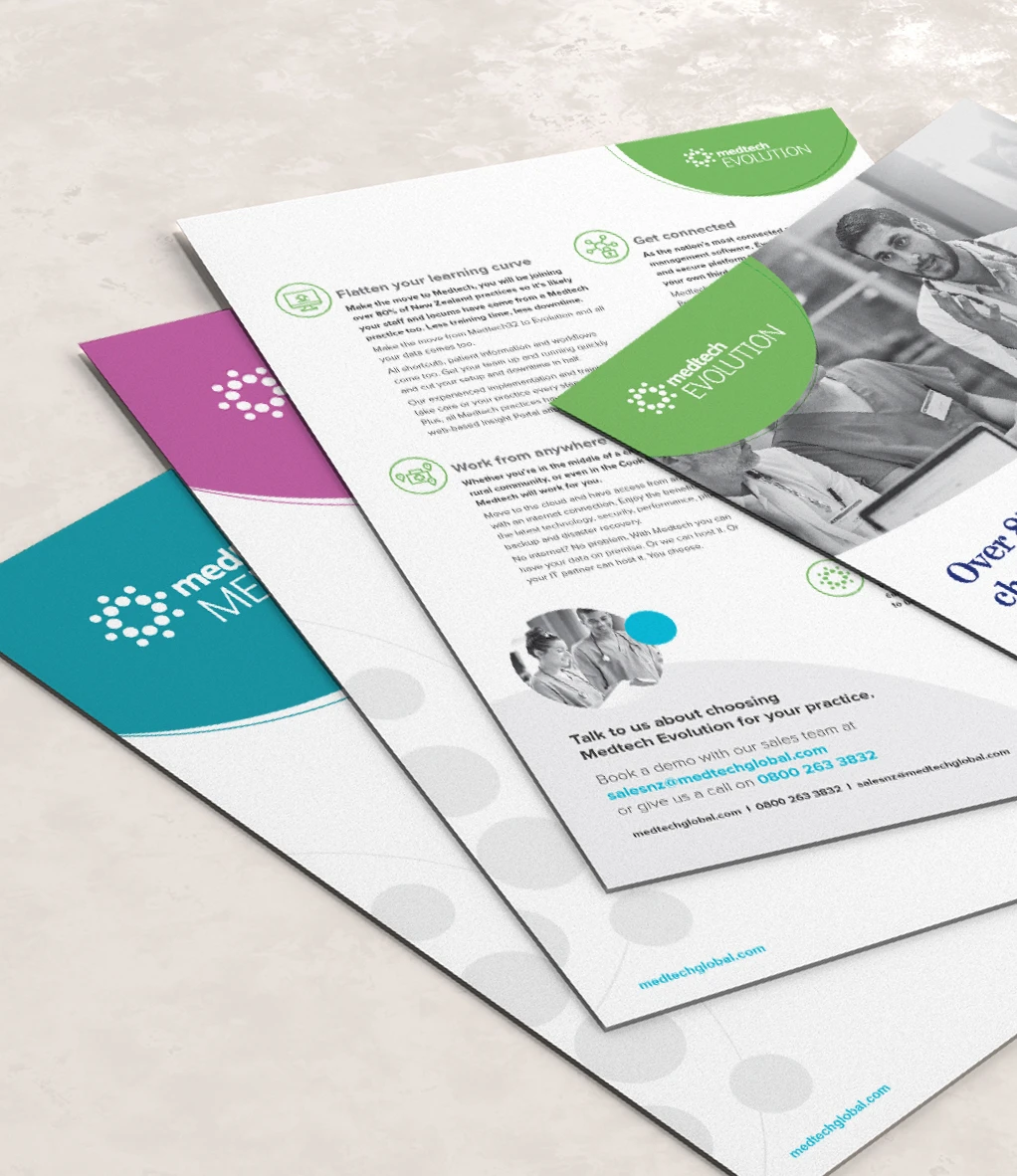 stationary design medtech flyer