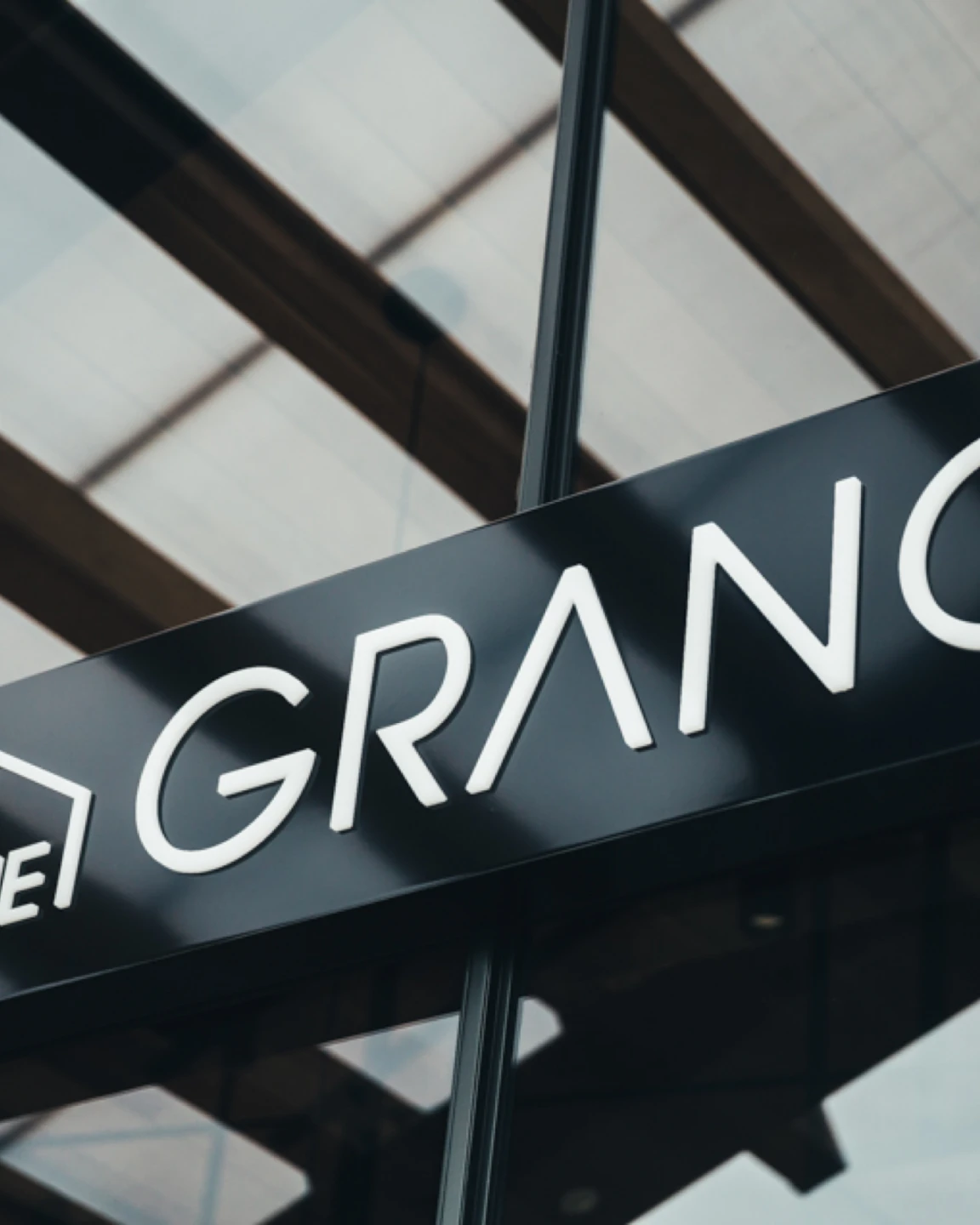 branding signage design the grange